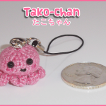 Kawaii Tako-chan Amigurumi (cute Crocheted..